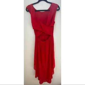 Lulus Red Highlow Dress